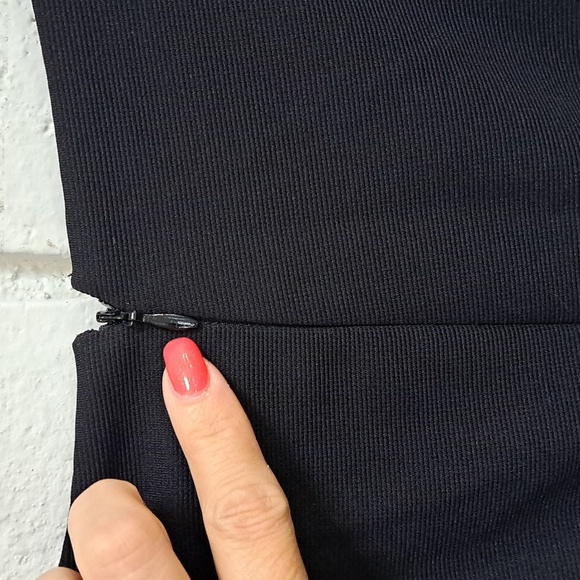 London Style Black/Green Paisley Businesses/Casual Dress. Sze 10 NWT - Picture 6 of 8